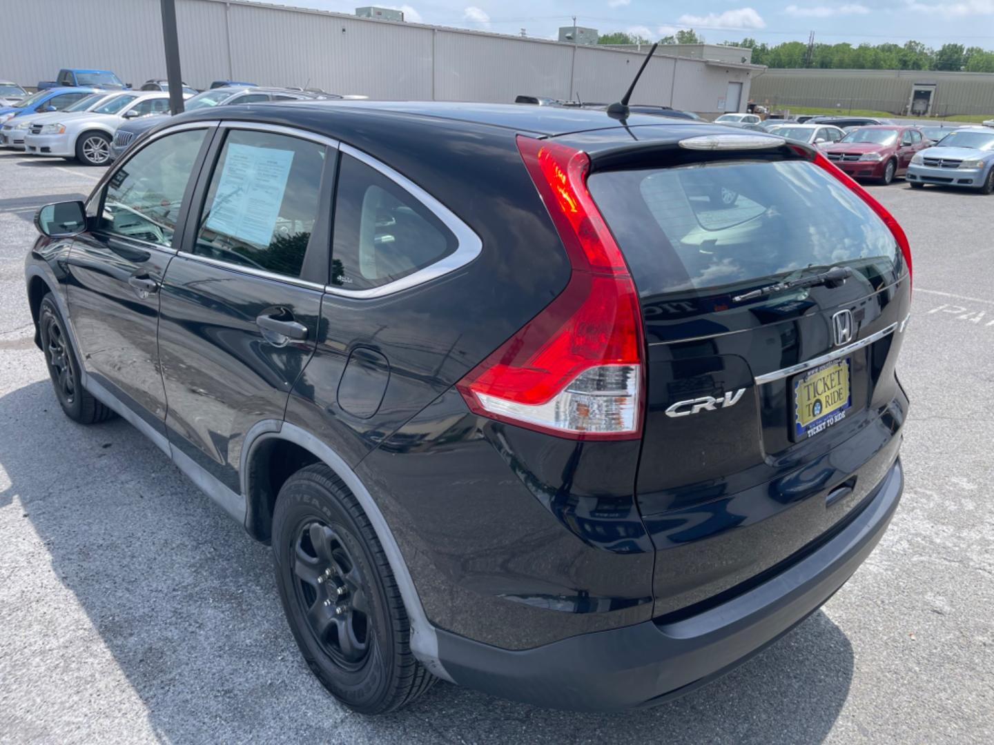 2012 BLACK Honda CR-V LX 4WD 5-Speed AT (2HKRM4H34CH) with an 2.4L L4 DOHC 16V engine, 5-Speed Automatic transmission, located at 1254 Manheim Pike, Lancaster, PA, 17601, (717) 393-9133, 40.062870, -76.323273 - Photo#6